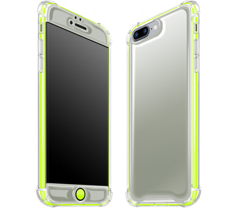 Steel Ash / Neon Yellow <br>iPhone 7/8 PLUS - Glow Gel case combo