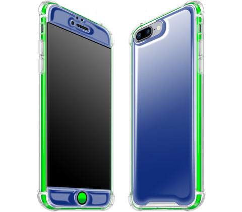 Navy Blue / Neon Green <br>iPhone 7/8 PLUS - Glow Gel case combo