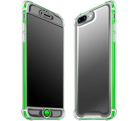 Graphite / Neon Green <br>iPhone 7/8 PLUS - Glow Gel case combo
