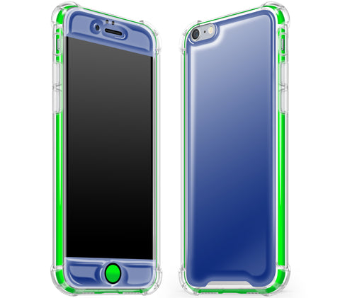 Navy Blue / Neon Green <br>iPhone 6/6s - Glow Gel case combo
