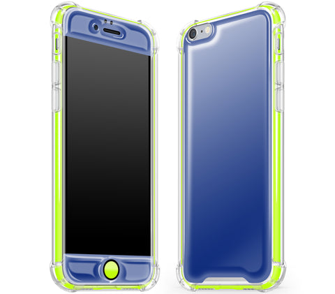 Navy Blue / Neon Yellow <br>iPhone 6/6s - Glow Gel case combo