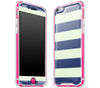 Nautical Striped / Neon Pink <br>iPhone 6/6s - Glow Gel case combo
