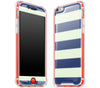 Nautical Striped / Neon Red <br>iPhone 6/6s - Glow Gel case combo