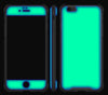 Mint / Neon Orange <br>iPhone 6/6s - Glow Gel case combo