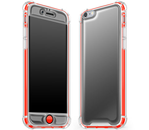Graphite / Neon Red <br>iPhone 6/6s - Glow Gel case combo