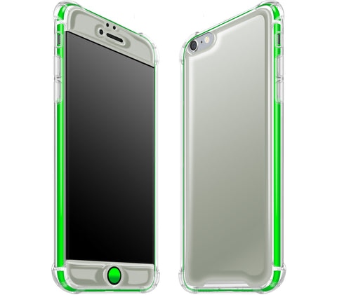 Steel Ash / Neon Green <br>iPhone 6/6s PLUS - Glow Gel case combo