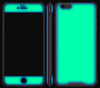 Navy Blue / Neon Green <br>iPhone 6/6s PLUS - Glow Gel case combo