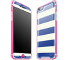 Nautical Striped / Neon Pink <br>iPhone 6/6s PLUS - Glow Gel case combo