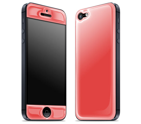 Coral <br>iPhone 5 - Glow Gel Skin