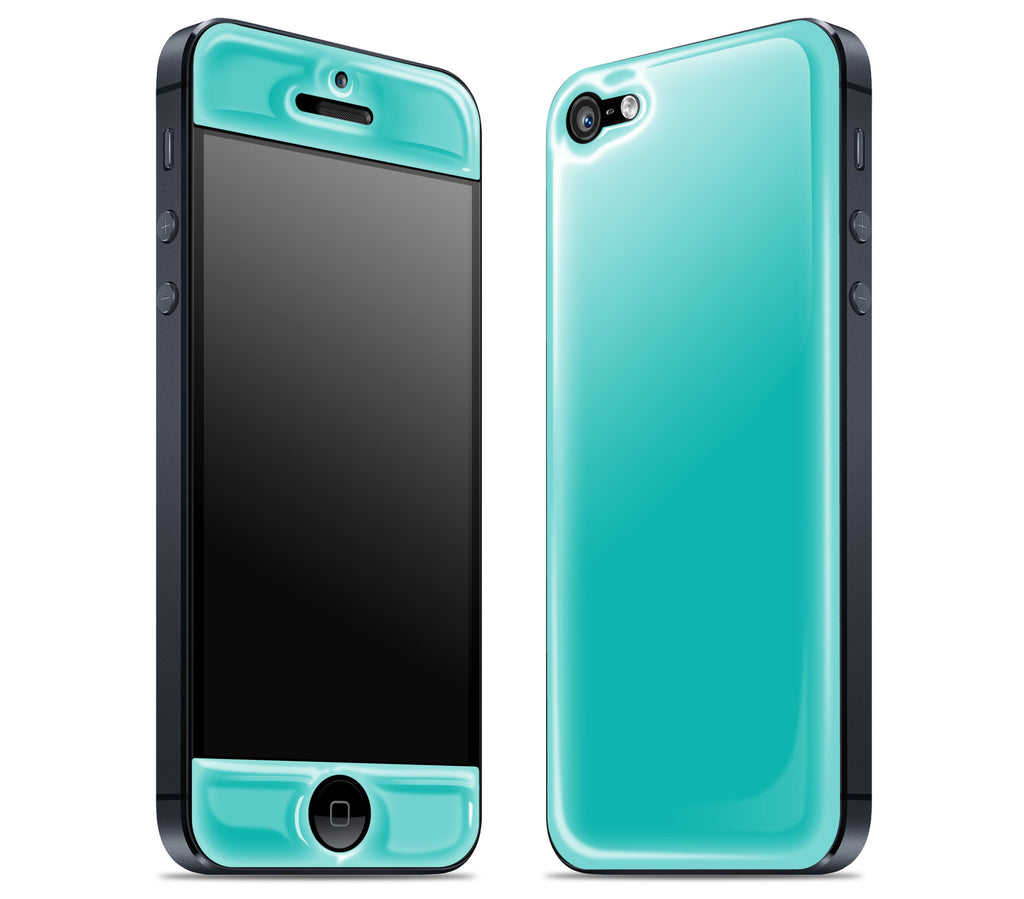 Teal <br>iPhone 5 - Glow Gel Skin