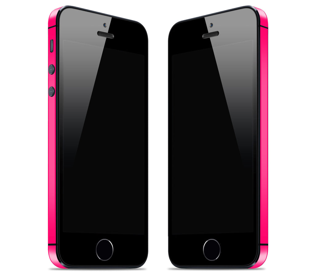 Neon Pink <br>Bumper Rim Skin - iPhone SE