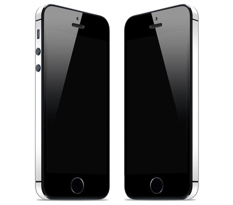 White <br>Bumper Rim Skin - iPhone SE