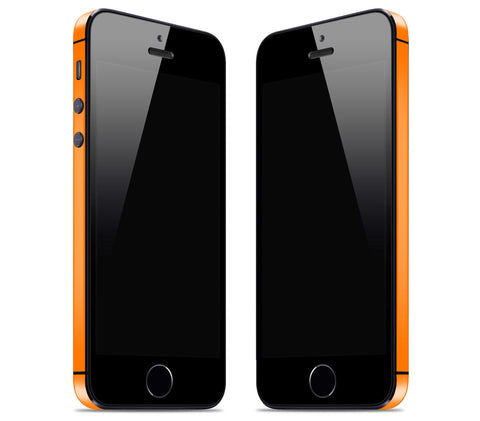 Neon Orange <br>Bumper Rim Skin - iPhone SE