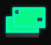 Green Glow <br>Apple Card Glow Cover