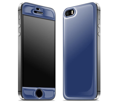 Navy Blue <br>iPhone 5s - Glow Gel Skin