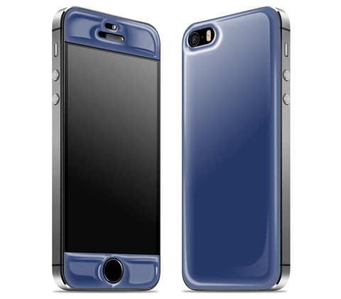 Navy Blue <br>iPhone 5s - Glow Gel Skin