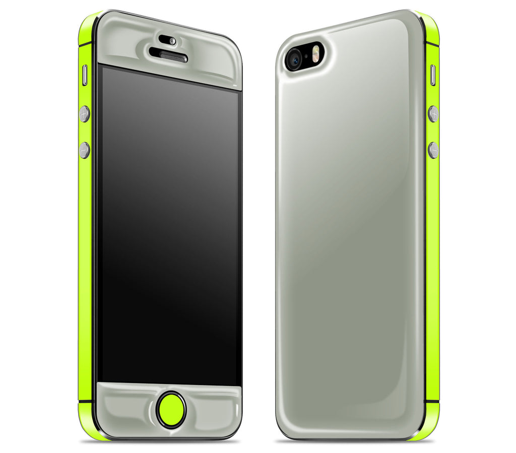 Steel Ash / Neon Yellow <br>iPhone SE - Glow Gel Combo