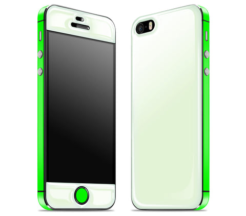 Atomic Ice / Neon Green <br>iPhone SE - Glow Gel Combo