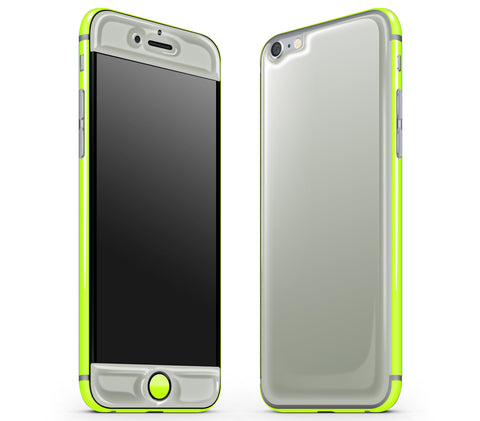 Steel Ash / Neon Yellow <br>iPhone 6/6s - Glow Gel Combo