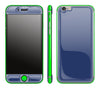Navy Blue / Neon Green <br>iPhone 6/6s - Glow Gel Combo