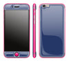 Navy Blue / Neon Pink <br>iPhone 6 - Glow Gel Combo