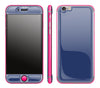 Navy Blue / Neon Pink <br>iPhone 6 - Glow Gel Combo