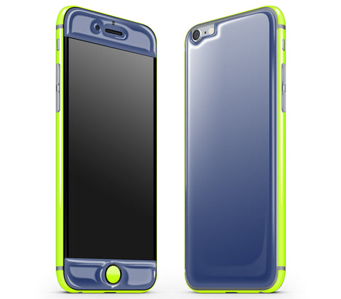 Navy Blue / Neon Yellow <br>iPhone 6/6s - Glow Gel Combo