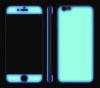 Mint / Neon Orange <br>iPhone 6/6s - Glow Gel Combo