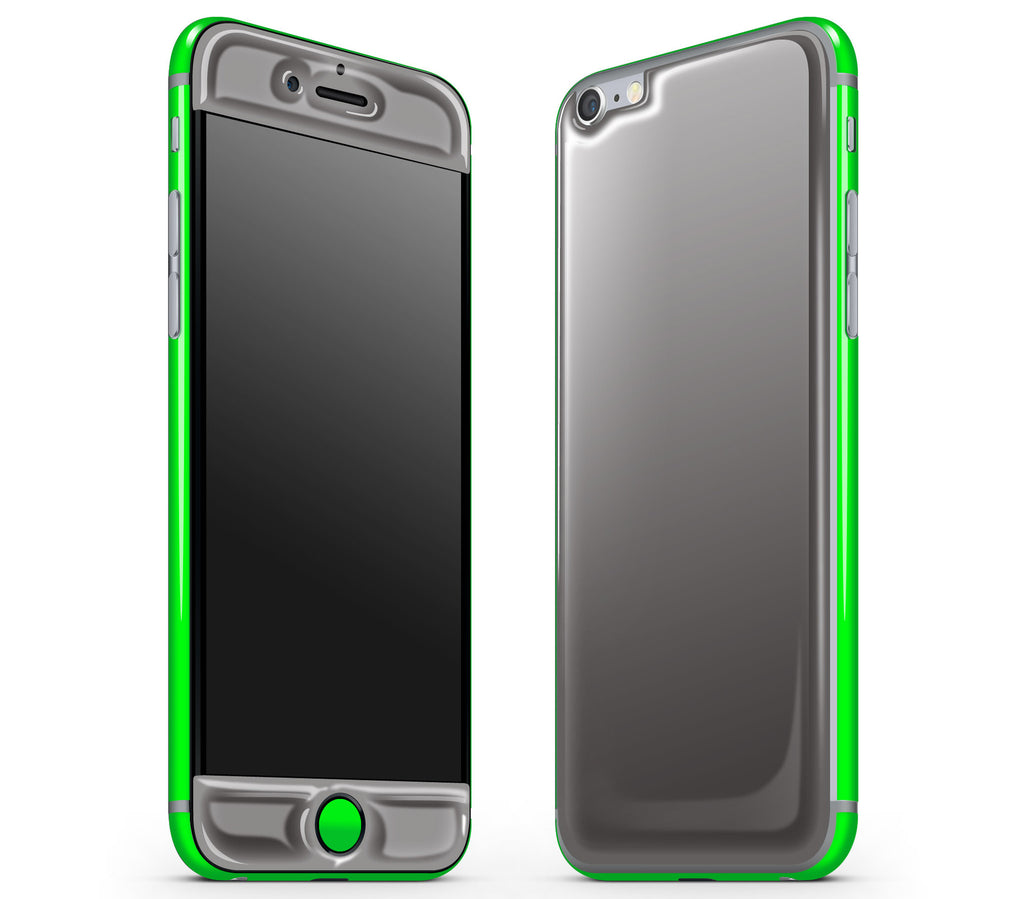 Graphite / Neon Green <br>iPhone 6/6s - Glow Gel Combo