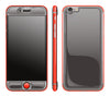 Graphite / Neon Red <br>iPhone 6/6s - Glow Gel Combo