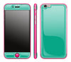 Emerald Green / Neon Pink <br>iPhone 6 - Glow Gel Combo