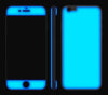 Electric Blue / Neon Red <br>iPhone 6 - Glow Gel Combo