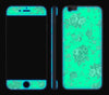 Floral / Neon Pink <br>iPhone 6/6s - Glow Gel Combo