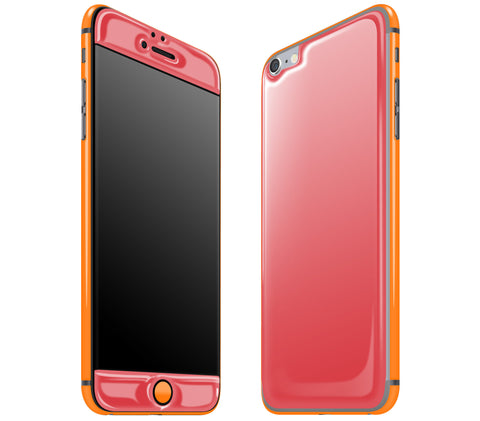 Rebel Red / Neon Orange <br>iPhone 6/6s Plus - Glow Gel Combo