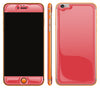 Rebel Red / Neon Orange <br>iPhone 6/6s Plus - Glow Gel Combo