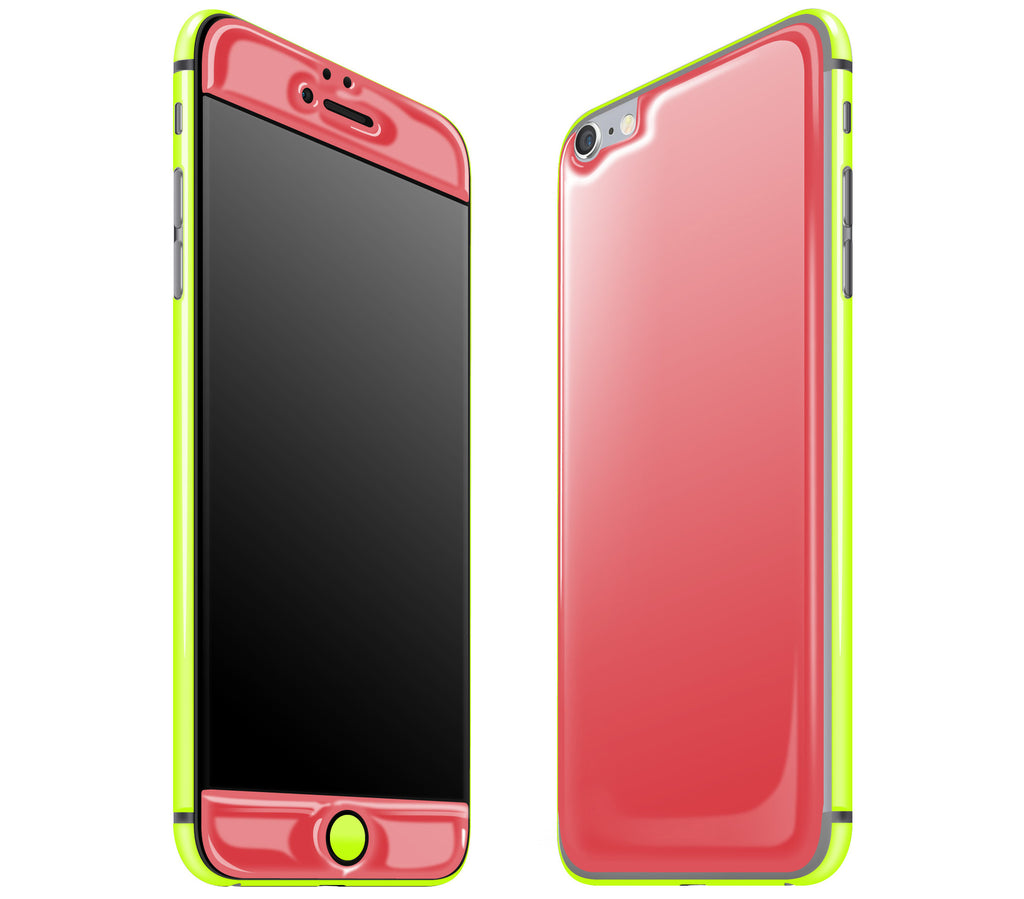 Rebel Red / Neon Yellow <br>iPhone 6/6s Plus - Glow Gel Combo