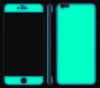 Navy Blue / Neon Green <br>iPhone 6/6s Plus - Glow Gel Combo