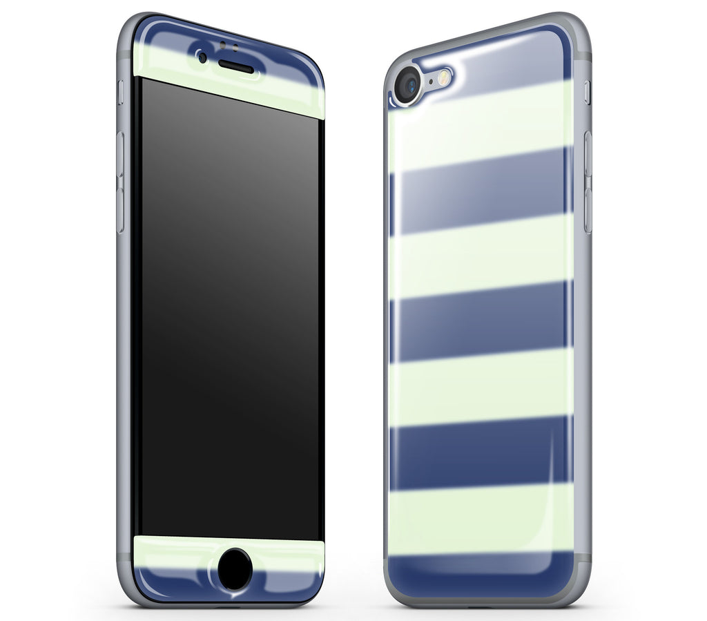 Nautical Striped <br>iPhone 7/8 - Glow Gel Skin
