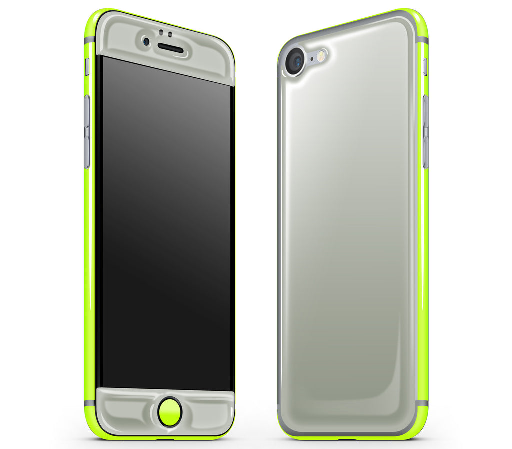 Steel Ash / Neon Yellow <br>iPhone 7/8 - Glow Gel Combo