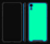Teal <br>iPhone XR - Glow Gel case