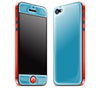 Electric Blue / Fire Red <br>iPhone 5 - Glow Gel Combo