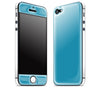 Electric Blue / White <br>iPhone 5 - Glow Gel Combo