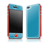 Electric Blue / Fire Red<br> Glow Gel skin - iPhone 4 / 4s