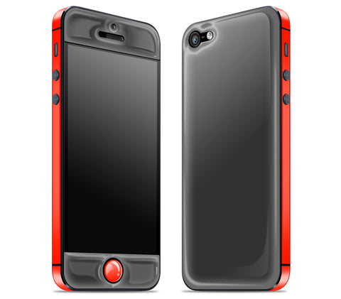Graphite Pine / Fire Red <br>iPhone 5 - Glow Gel Combo