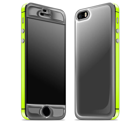 Graphite / Neon Yellow <br>iPhone 5s - Glow Gel Combo