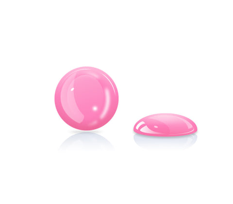 Pink Glow Gel Button <br>All iPhones, iPods, iPads