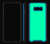 Apple Green / Neon Yellow <br>Samsung S8 - Glow Gel case combo