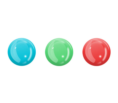3 Pack Glow Gel Buttons <br>All iPhones, iPods, iPads