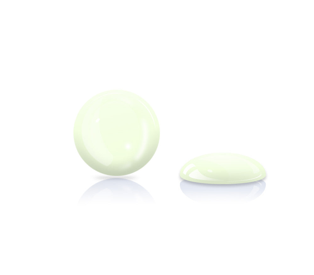 White Glow Gel Button <br>All iPhones, iPods, iPads