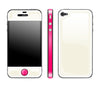 Cream / Neon Pink<br> Glow Gel skin - iPhone 4 / 4s